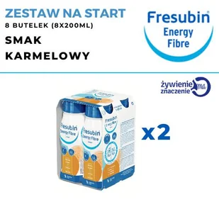 FRESENIUS KABI Fresubin Energy Fibre Drink o smaku karmelowym 4 x 200 ml - Żywienie medyczne - miniaturka - grafika 2