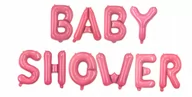 Baby shower i roczek - BALON FOLIOWY Baby Showe napis DWA KOLORY 40cm - miniaturka - grafika 1