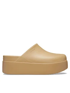 Crocs Klapki Dylan Platform Clog 209870 Brązowy - Klapki i japonki damskie - miniaturka - grafika 1