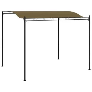vidaXL Zadaszenie, 3 x 2,5 m, kolor taupe, 180 g/m - Pawilony ogrodowe - miniaturka - grafika 7