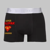 Majtki męskie - BOKSERKI męskie z NADRUKIEM dla chłopaka ROZMIAR M, PREZENT, URODZINY - miniaturka - grafika 1