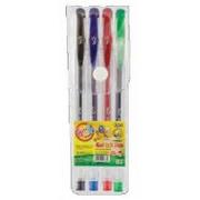 Przybory szkolne - LAMBO Długopisy żelowe 4 kolory - miniaturka - grafika 1