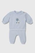 Komplety dla niemowląt - United Colors of Benetton komplet niemowlęcy kolor niebieski - miniaturka - grafika 1