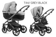 Wózki dziecięce - JEDO TAMEL 2W1 T44/ Grey-Black - miniaturka - grafika 1
