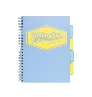 Project Book Pastel B5/100K kratka nieb. (3szt) - PUKKA - Zeszyty szkolne - miniaturka - grafika 1