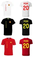 Koszulki sportowe męskie - EURO 2024 Koszulka HISZPANIA PEDRO PEDRI 20 - miniaturka - grafika 1