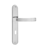 Klamki - Metal-Bud Klamka z szyldem Astra nikiel szczotkowany - miniaturka - grafika 1