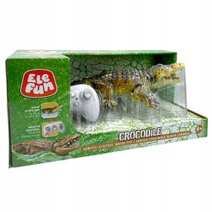 Elefun Krokodyl Zdalnie Sterowana Zabawka Pływająca w Wodzie 35x15x7cm - Zabawki zdalnie sterowane - miniaturka - grafika 1