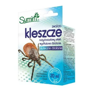 Sumin Shot 20ml na komary i kleszcze - Preparaty na chwasty i szkodniki - miniaturka - grafika 1