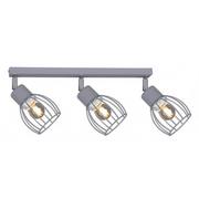 Lampy sufitowe - Szara druciana lampa sufitowa reflektory - S156-Mikela - miniaturka - grafika 1