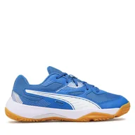Buty sportowe damskie - Buty halowe Puma Solarflash Jr II 106883 03 Niebieski - miniaturka - grafika 1