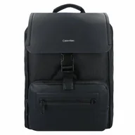 Plecaki - Calvin Klein CK Elevated Plecak 37 cm Komora na laptopa ck black - miniaturka - grafika 1