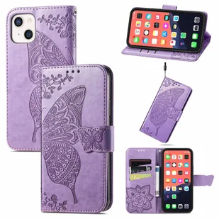 Pokrowiec König Design kompatybilny z etui na telefon komórkowy Apple iPhone 13 ze skóry syntetycznej - Fioletowe etui na telefon komórkowy - Etui i futerały do telefonów - miniaturka - grafika 1
