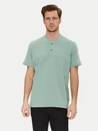 Koszulki męskie - Blend Polo 20717858 Zielony Regular Fit - miniaturka - grafika 1