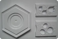 Decoupage - Artis Dea Forma do odlewów Odlewy gipsowe Wiosenny świecznik 3D CG583) CG583 - miniaturka - grafika 1