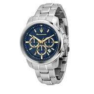 Zegarki męskie - Zegarek Maserati Successo R8873621038 Srebrny - miniaturka - grafika 1