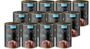 Mokra karma dla kota Piper Animals z jagnięciną zestaw 12 x 400 g - Mokra karma dla kotów - miniaturka - grafika 1