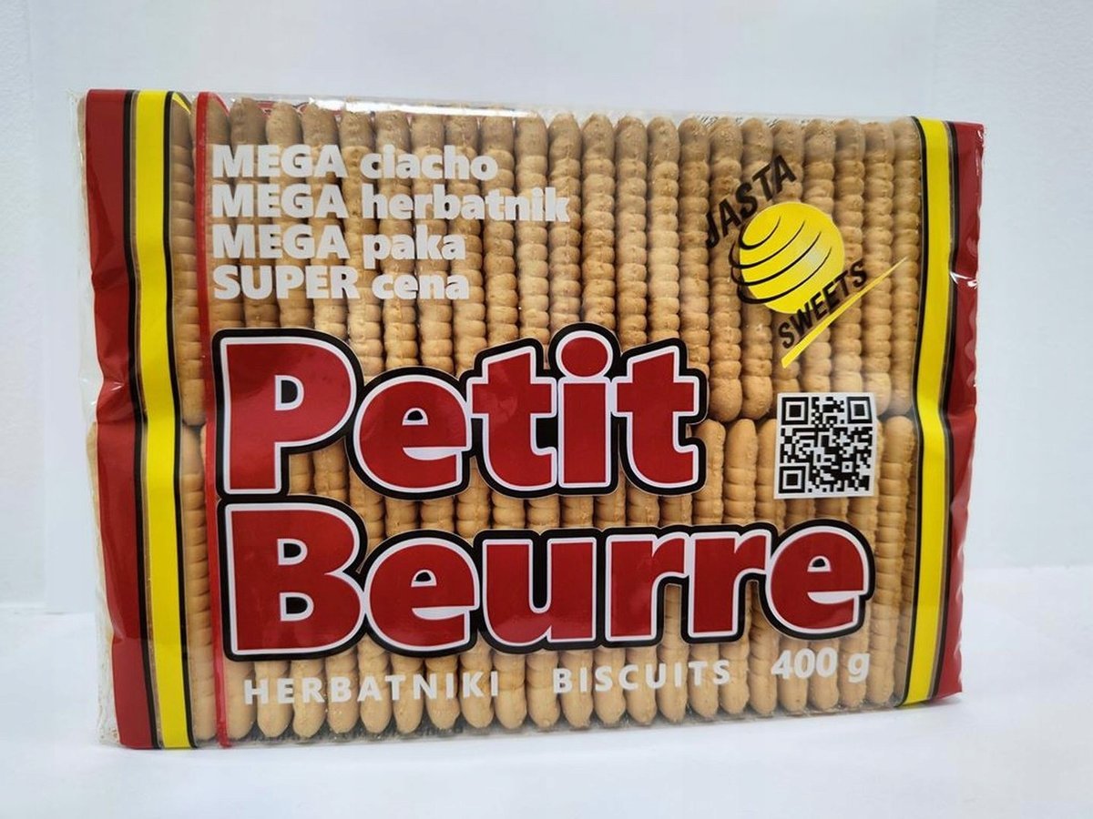 JASTA SWEETS Herbatniki Petit Beurre 400 g