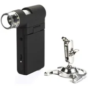 Mikroskopy i lupy - Levenhuk Mikroskop Cyfrowy DTX 500 Mobi 61023 - miniaturka - grafika 1