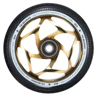 Akcesoria do skatingu - Blunt Tri Bearing 120mm x 30mm kółko do hulajnogi wyczynowej | Gold Black - miniaturka - grafika 1