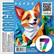 Szkolne artykuły papiernicze - Papier do origami 120x120 35 arkuszy 80g/m2 Pies - miniaturka - grafika 1