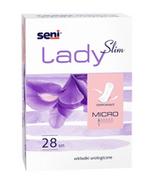 Pieluchy dla dorosłych - Seni Wkładki urologiczne dla kobiet Lady Slim Micro 7x18.5cm 28 szt. | Darmowa dostawa od 59 zł SE-095-MC28-1PL - miniaturka - grafika 1