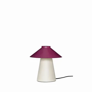 Fioletowo-beżowa metalowa lampa stołowa Chipper – Hübsch - Noże stołowe - miniaturka - grafika 2
