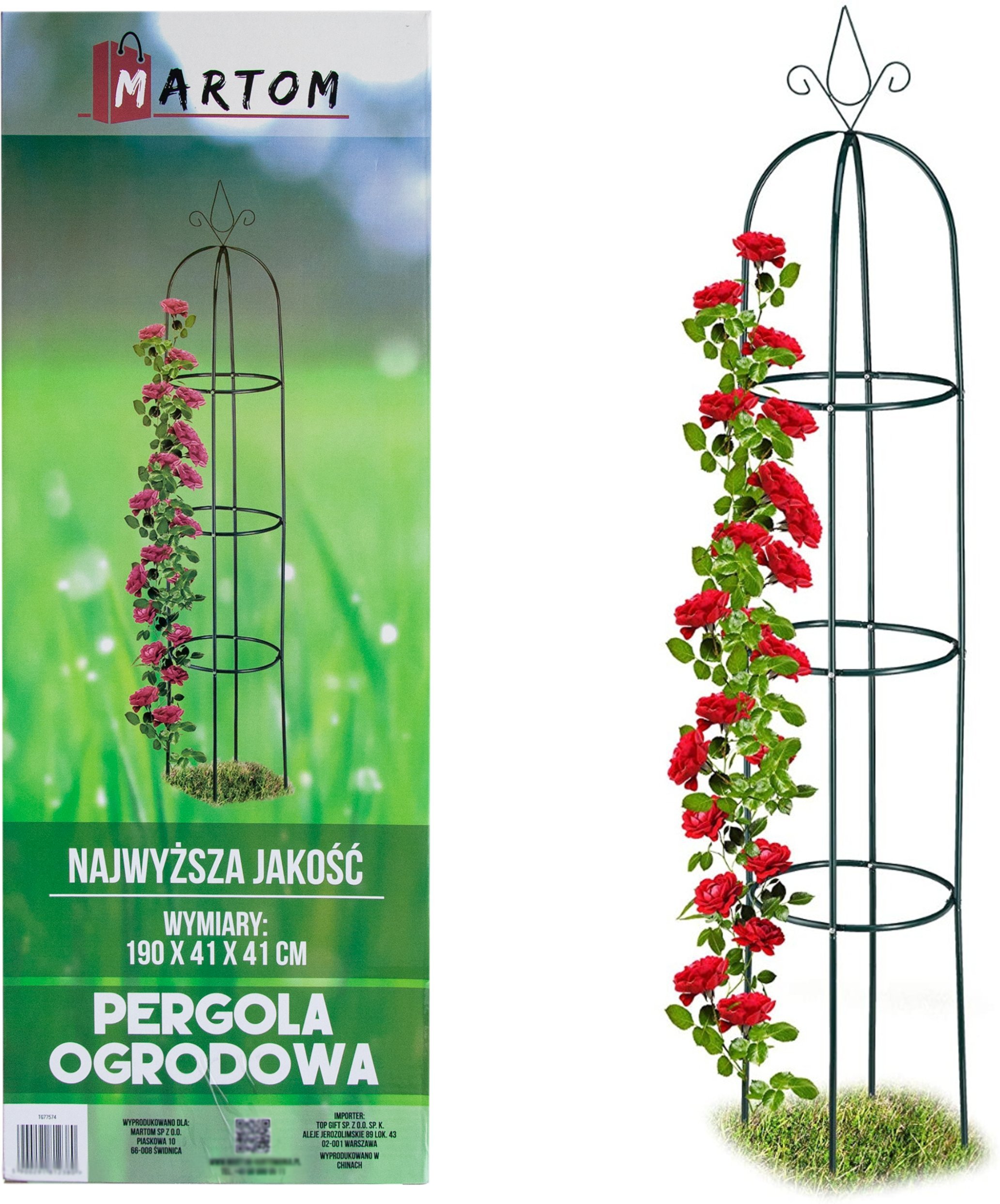 WideShop PERG-N0309 PERGOLA OGRODOWA KOLUMNOWA KOLUMNA 190 cm