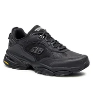 Buty trekkingowe męskie - Buty na co dzień męskie SKECHERS VIGOR 3.0 dla aktywnych skóra - miniaturka - grafika 1