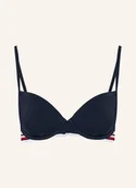 Stroje kąpielowe - Tommy Hilfiger Górka Bikini Typu Push-Up blau - miniaturka - grafika 1