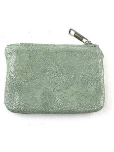 Marlon Skórzana portmonetka w kolorze szarozielonym - 15 x 10 x 1 cm - Portfele - miniaturka - grafika 1