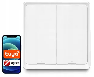Pilot przycisk sceny TUYA SC12 ZigBee 2 kanały 6 SCEN - Systemy inteligentnych domów - miniaturka - grafika 2