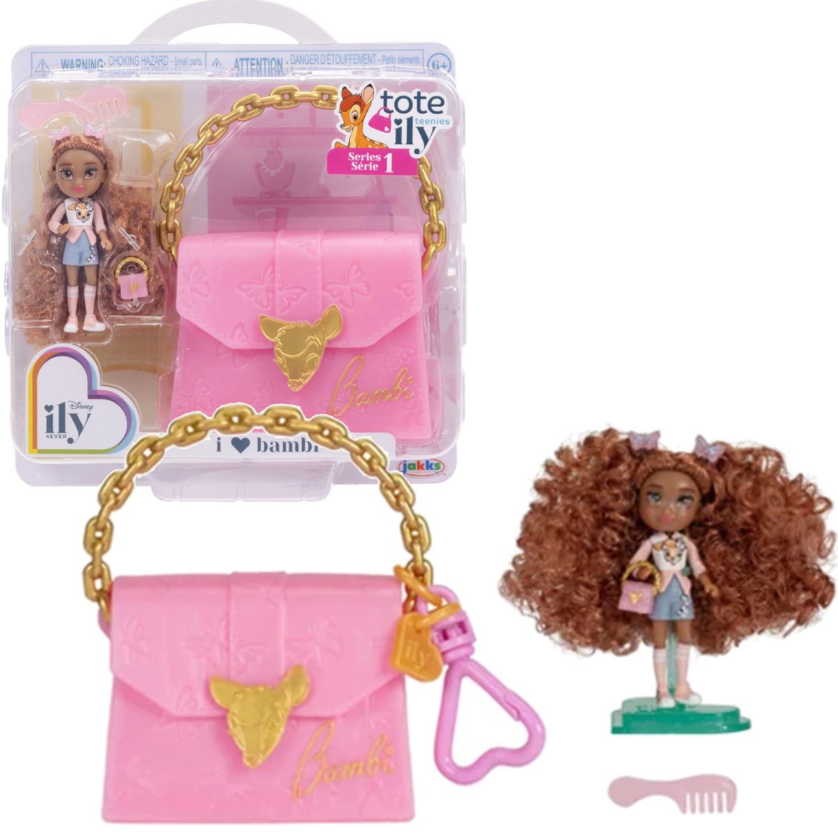 Disney ILY 4ever modna mini lalka z motywem Bambi z akcesoriami