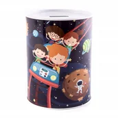 Skarbonki - Skarbonka Metalowa Kosmos Różne Kolory - miniaturka - grafika 1