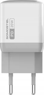 Ładowarka Vega ŁADOWARKA SIECIOWA  20W + KABEL PD IPHONE BIAŁA SOMOSTEL POWER DELIVERY SMS-Q22 PD> - Ładowarki do telefonów - miniaturka - grafika 1