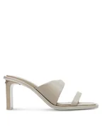 Klapki i japonki damskie - Calvin Klein Klapki Heel Slide 70 Lth HW0HW02072 Beżowy - miniaturka - grafika 1