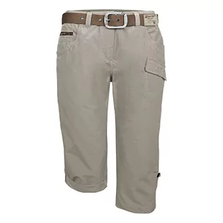 Spodnie damskie - G.I.G.A. DX Damskie spodnie Capri z paskiem/krótkimi spodniami - GS 35 WMN PNTS, jasnopiaskowe, 40, 38200-000 - grafika 1