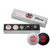 Golf - Piłki golfowe VOLVIK BLACK WIDOW (zestaw 4 piełek z markerem) - miniaturka - grafika 1