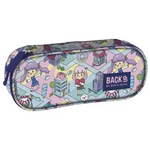 Piórnik owalny BACKUP 5 model A01 świat gry - DERFORM - Piórniki - miniaturka - grafika 1