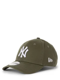 New Era Czapka męska Mężczyźni Bawełna zielony jednolity, ONE SIZE - Czapki i chusty sportowe męskie - miniaturka - grafika 1