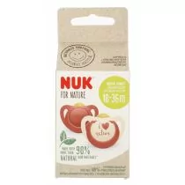 Nuk Smoczek uspokajający lateksowy 18-36m Fore Nature 10737877 2 szt. - Smoczki uspokajające - miniaturka - grafika 1