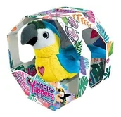 Zabawki interaktywne dla dzieci - Happy Yappers Wesołe Gadułki Niebieska papuga - miniaturka - grafika 1