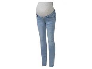 esmara® Jeansy ciążowe z bawełną, Skinny Fit (jasnoniebieski denim, 38) - Spodnie ciążowe - miniaturka - grafika 1