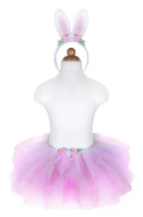 ZESTAW KRÓLIK ZAJĄCZEK TUTU+OPASKA - Dodatki do strojów karnawałowych - miniaturka - grafika 1