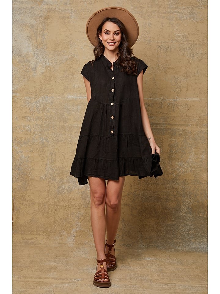 Fleur de Lin Lniana sukienka 