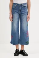 Spodnie damskie - Desigual jeansy BOTANI damskie high waist 25WWDD21 - miniaturka - grafika 1