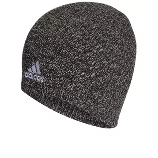 Czapki męskie - Czapka adidas Melange Beanie HG7787 - szara - Adidas - grafika 1