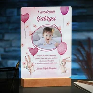 Ramki na zdjęcia - Lampka ramka XL z wydrukiem na szkle akrylowym i podświetleniem LED - miniaturka - grafika 1