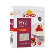 Sonko Ryż biały okrągły Risana 4x100 g