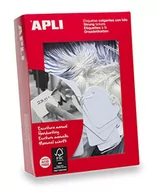 Cenówki - APLI 385 białe wiszące etykiety 11 x 29 mm 1000 jednostek - miniaturka - grafika 1